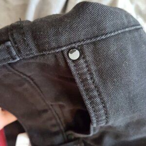 & other stories cropped jeans with eyelet